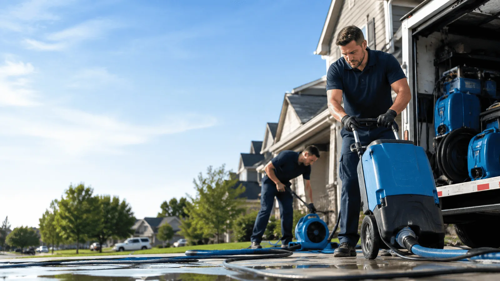 Dehumidification being performed in Margate City, NJ